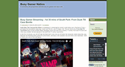 Desktop Screenshot of busygamernation.com